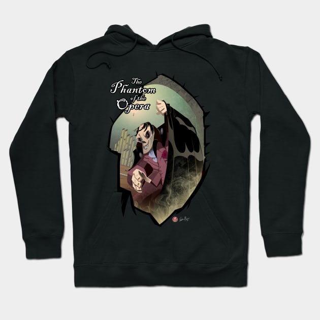 The Phantom of the Opera w/ Title Hoodie by Andrew Harmon